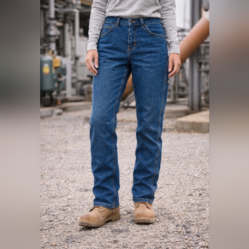 Straight Leg Women’s Jeans - Blue